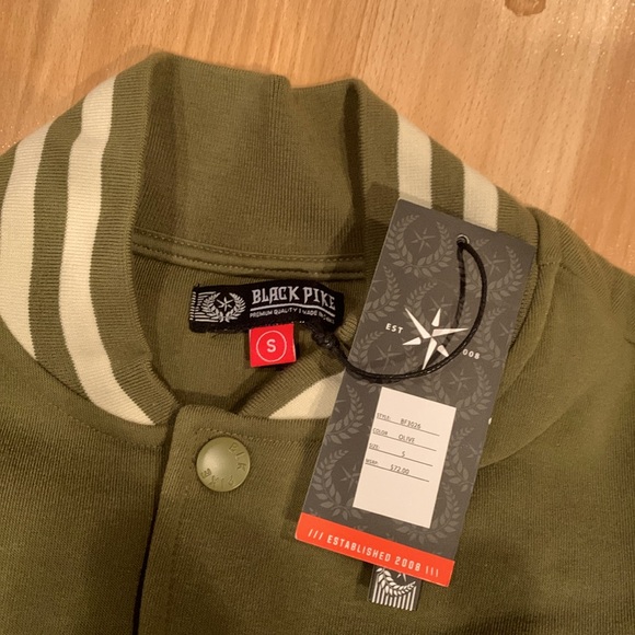 Men’s Bomber Varsity Jacket Size Small - Picture 4 of 4